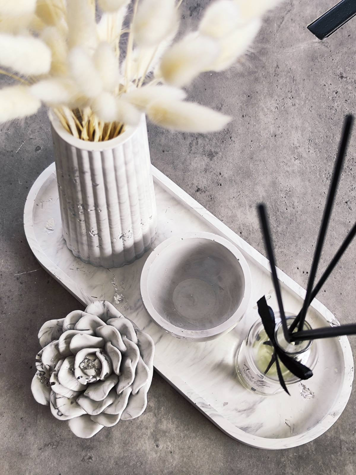 Dekoratyvinis komplektas pilkas