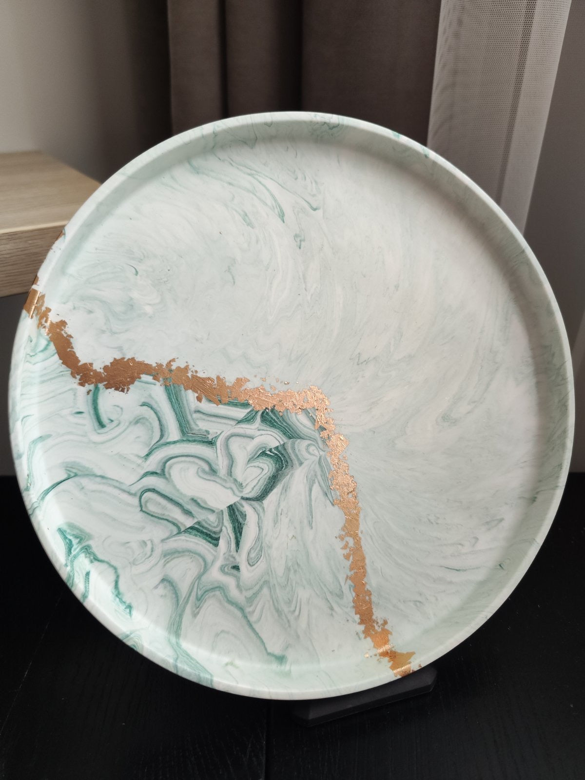 Rankų darbo dekoratyvinis padėklas